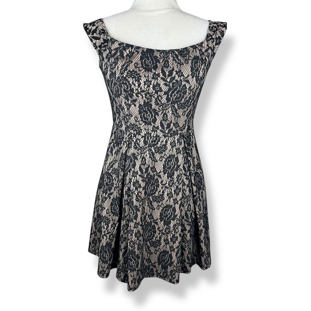 Coco Avante Y2K Black Lace Party Dress Womens Size Medium Vampire Diaries Style